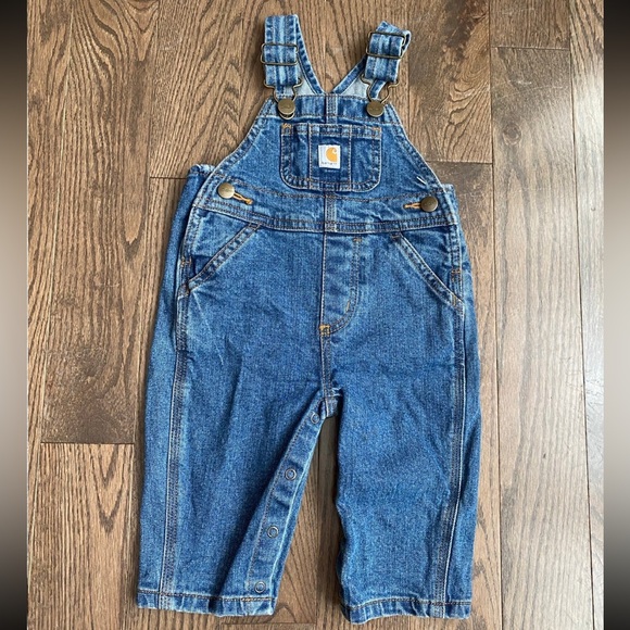 Carhartt Other - Carhartt baby Denim Overalls size 6m